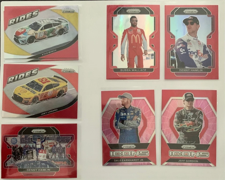 2022 PANINI PRIZM RACING NASCAR - PRIZM RED PARALLELS - YOU PICK #1 - 100 !! - Image 1 of 1