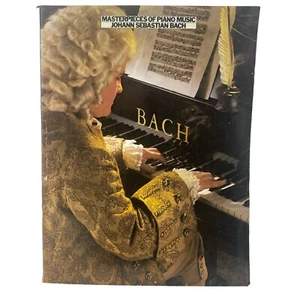 Vintage Meisterwerke der Klaviermusik Johann Sebastian Bach Buch 1986 - Bild 1 von 4