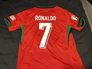 (SZ S) Ronaldo Portugal 7 Souvenir Soccer Jersey - Picture 1 of 3