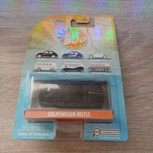 Jada 1/64 Diecast Slug Bug Black Volkswagen Beetle - Picture 1 of 2