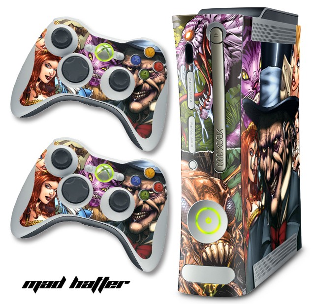 906 Vinyl Decal Skin Sticker for Xbox360 Slim E and 2 controller skins