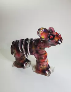 HAPPY GRAVE original SCULPTURE outsider surreal dark art "RATOGHOUL" - Picture 1 of 4