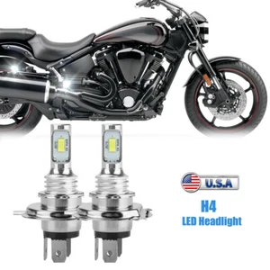 SUPER LED light bulb for YAMAHA XV1700PC Road Star Warrior 2002-2009 Headlight - Picture 1 of 9