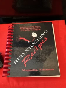 Red stocking recipes Cookbook Magnolia, Arkansas first printing - Imagen 1 de 3