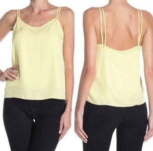 Vince doppellagiges Unterhemd in Zitrone leuchtend neu mit Etikett Größe XS Einzelhandel: 225 $ - Bild 1 von 8