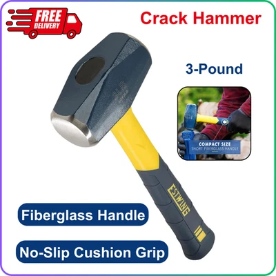 Trineo de 3 libras con mango de fibra de vidrio y antideslizante Sure Strike Foto 1 de 4