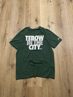 Camiseta Y2k Nike New York Jets Tebow In The City Tim Tebow NFL Talla Grande L Fútbol Foto 1 de 4
