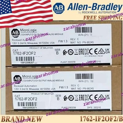 1PC New AB 1762-IF2OF2/B MicroLogix Analog Module 1762 IF2OF2 serB Free Ship US - Image 1 of 4
