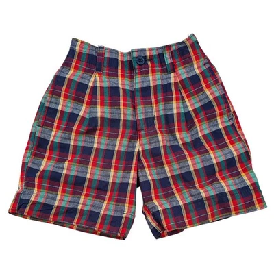Pantalones Cortos Dockers Vintage Años 90 Niños Pequeños Talla 4 100% Algodón Colorido A Cuadros Foto 1 de 4