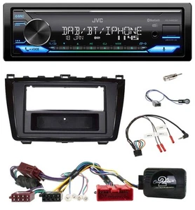 JVC Bluetooth DAB USB Lenkrad Autoradio für Mazda 6 2008-2010 Klavierlack aktiv - Bild 1 von 11