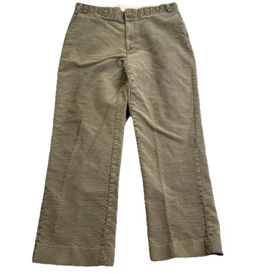 Pantalones ORVIS de Colección para Hombres 34x27 Franela Verde Algodón Moleskin Chino Exterior Años 90 Foto 1 de 4