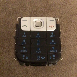 Nokia 2630c Classic Replacement Numeric Keypad Keymat - Black/Silver - Picture 1 of 3