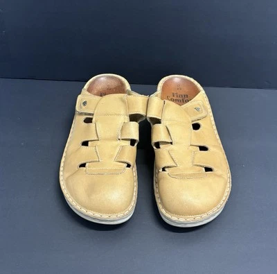Zapatos Finn Comfort de Cuero Beige Gancho Lazo Sin Cordones EURO Talla 42 D Hechos en Alemania. Foto 1 de 4