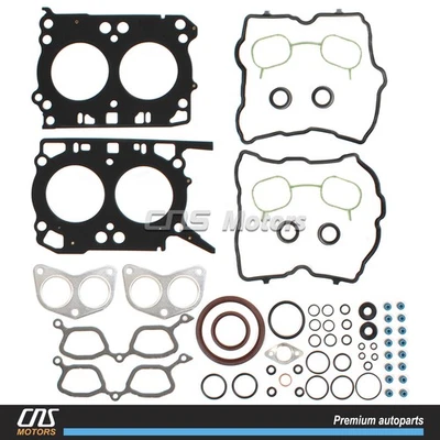 MLS Head Gasket Set For 2011-2015 Subaru Forester Outback Legacy 2.5L  V4 DOHC Foto 1 de 4