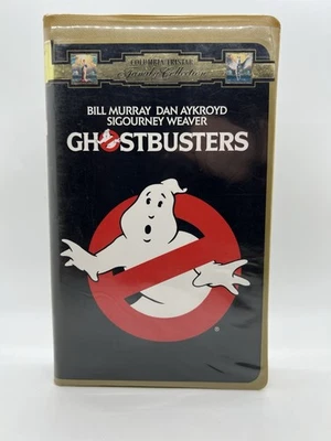VHS Ghostbusters Columbia Family Collection 1984 Video Gold Clamshell - Tested - Image 1 of 4