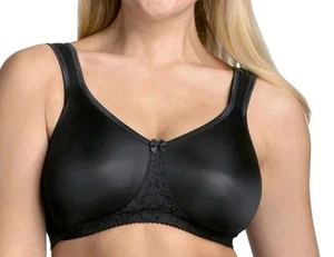Miss Mary Damen Komfort-BH ohne Bügel Unterwäsche schwarz Gr. 75 (Cup-D) NEU - Bild 1 von 1