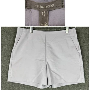 Maurice’s Lavender Light Purple Shorts Side Zip Size 9/10 Coastal Beachy - Picture 1 of 16