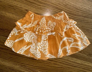 Zara Yellow Linen skort for girls Size 9 - Picture 1 of 7