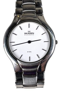 Mens Skagen Denmark 221LSX stainless steel wristwatch - Picture 1 of 7