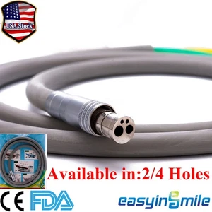 2/4 Loch Silikon Schlauch Endstück für Dental High Fast Speed Handstück - Bild 1 von 8