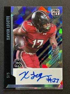 XAVIER LEGETTE Panthers 2024 Leaf Pro Set Pure Auto Platinum Crystal XRC /5 - Picture 1 of 3