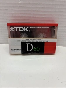 TDK D-60 Cassette Tape - - Bild 1 von 6