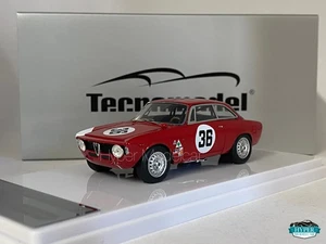 TECNOMODEL 1/43 ALFA ROMEO GIULIA 1600 SPRINT GTA #36 SEBRING 1966 J. RINDT TM43 - Picture 1 of 3