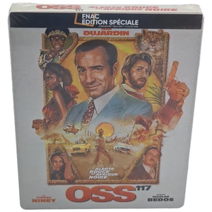 Oss 117: Red Alert IN Africa Black Blu-Ray Steelbook Fnac Jean Dujardin B - Picture 1 of 6