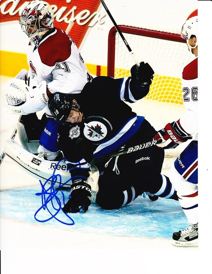WINNIPEG JETS BRYAN RED DE CHOQUE POCO FIRMADA 8X10 Foto 1 de 1