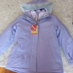 Zeroxposure Kids Size 7/8 2 Layer Coat New With Tags Purple Warm Winter Coat - Picture 1 of 9