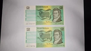 1979 $2 Knight Stone - 2 consecutive - Picture 1 of 1