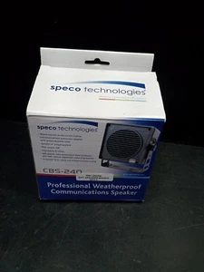 Speco Extension Speaker CBS-240 Weatherproof Marine Communications In Box - Picture 1 of 9