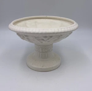 Vintage Lefton White Dancing Cherubs Angels Pedestal Bowl 1338W - Picture 1 of 7