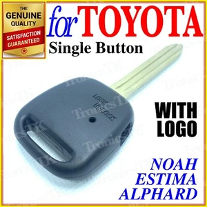 For Toyota Remote Key Shell Case Estima Noah Alphard Voxy - One Button - Foto 1 di 7