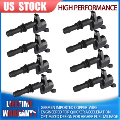 Paquete de 8 bobinas de encendido DG511 C1541 aptas para Ford F-350 Super Duty 2005-2008 6,8 L V10 EE. UU. Foto 1 de 4