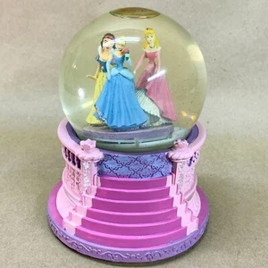 Kcare Disney Princess Musical Snow Globe Cinderella Snow White Aurora RARE - Picture 1 of 15