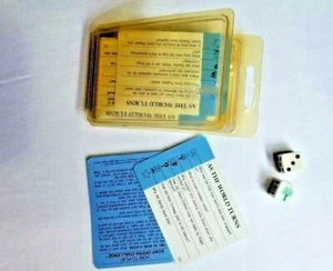 Desafío de telenovela vintage, AS THE WORLD TURNS, juego de cartas con dados ¡Gran forma!  - Imagen 1 de 2