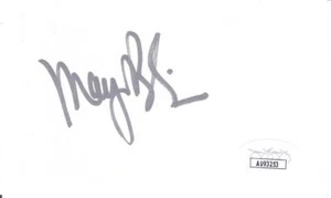 Tarjeta índice firmada por Mayim Bialik 3x5 actriz/The Big BangTheory JSA AU93253 - Imagen 1 de 1