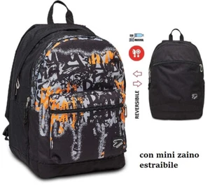 SEVEN ZAINO ADV PRO XXL DETACH ARANCIO REVERSIBILE CON CUFFIE WIRELESS 2306.899 - Foto 1 di 2