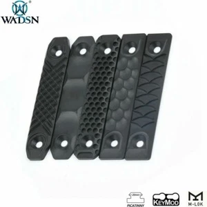 Aluminum Texture Rail Cover Long and Short Version for Hunting Keymod M-lok - Picture 1 of 22