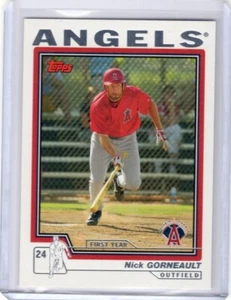 NICK GORNEAULT 2004 Topps Traded ROOKIE CARD #T163 - ANGELS - Picture 1 of 1