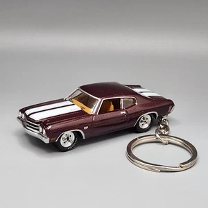 Custom Keychain Fits 1970 70 Chevy Chevelle SS 454 GREAT GIFT ๐ - Picture 1 of 5