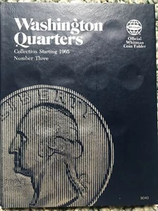 WASHINGTON QUARTERS Collection Starting 1965 Number Three Whitman Coin Folder - Bild 1 von 12