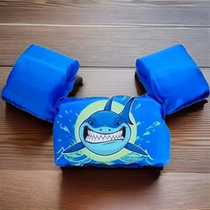 Puddle Jumper Swimming Trainer Shark Swim Vest for Kids Baby 2+ Arm Bands - Picture 1 of 3