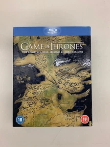 GAME OF THRONES Blu-ray COMPLETE SEASONS 1 2 3 Boxed Set HBO Zone Free - Picture 1 of 3