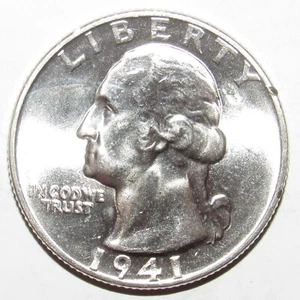 1941 Washington Quarter CH BU (H174) - Bild 1 von 2