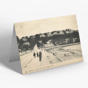 GREETING CARD - Vintage Devon - Torquay. Torbay Road and Warren Hill