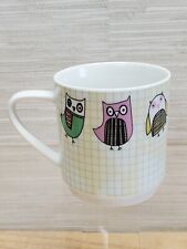 Owls Mug  Coffee Tea Cup By Creative Tops Ltd Multi Color EUC 