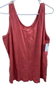 Avenue Your Tank Top Womens Size 22/24 Sleeveless T Shirt Peach Pink Tunic NEW - Picture 1 of 5