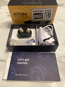 Audien ATOM Rechargeable Hearing Amplifier Non Prescription OTC Hearing Amp - Picture 1 of 3